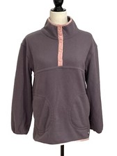 Athleta Girl Cold Snap Pullover Sweatshirt XXL / 16 Fleece Purple Mauve
