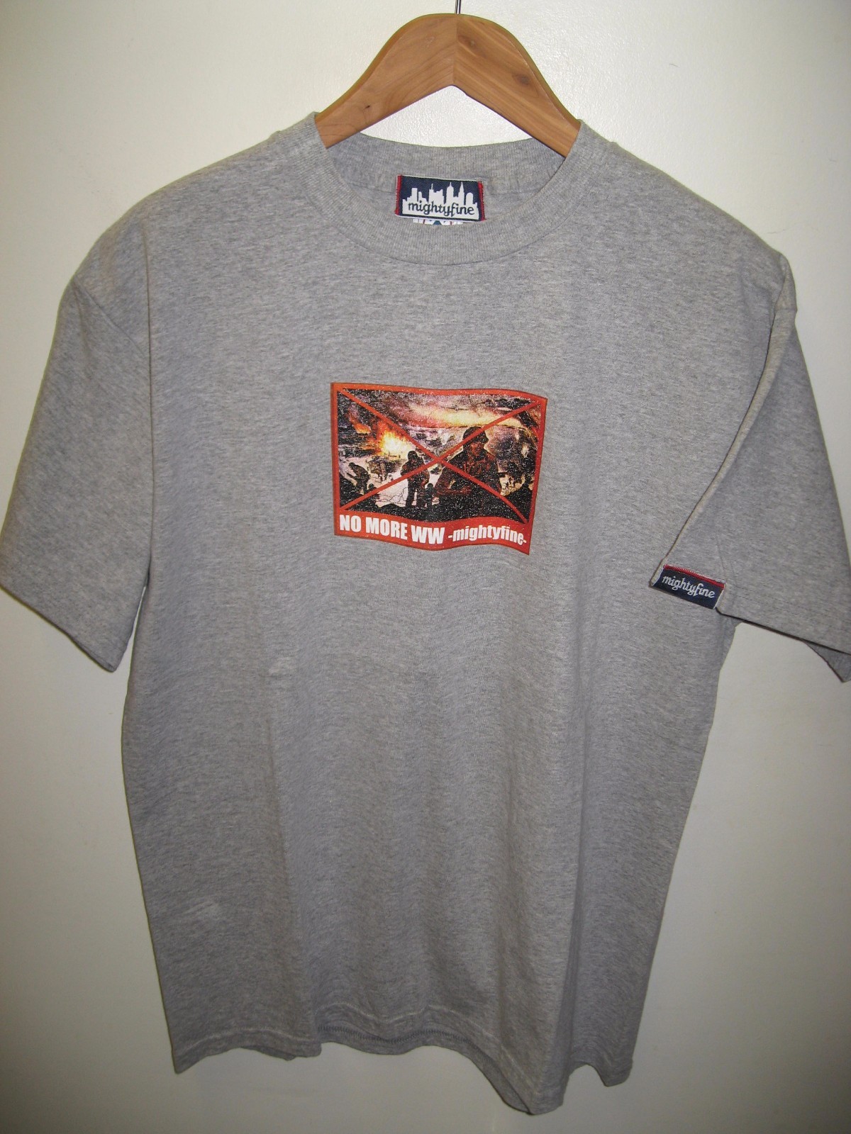 MightyFine Combat Tee - Mighty Fine Urban Soldier Fashion NWOT Gray T Shirt Lrg