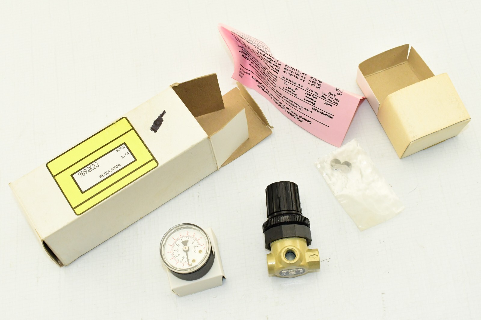 McmasterCarr Regulator 1/4 K92 9892K23 NEW in Box eBay