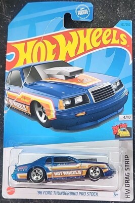 hot wheels 86 ford thunderbird pro stock 107/250