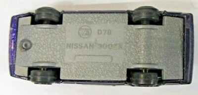 Zylmex Zee D78 NISSAN 300ZX dark purple w/white stripes diecast | eBay