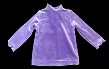Vintage Childrens Place Turtleneck Baby Girl 6-9M NEW Velvet Y2K Purple Glittery