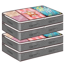 4x Unterbett Kommode Aufbewahrung Unterbettbox Unterbettkommode Unterbett Box