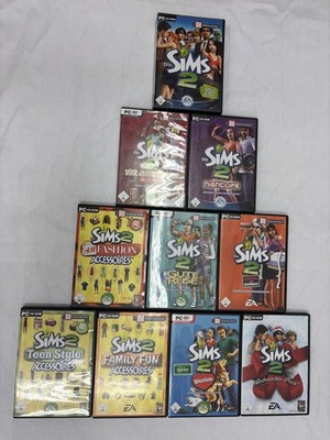 Die Sims 2 + 9 Erweiterungen für PC Spiel BUNDLE