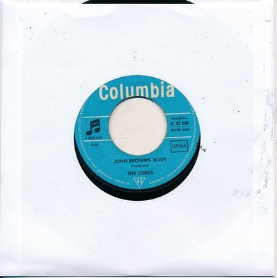 John Brown's Body / Cut My Hair - The Lords - LC Single 7'' Vinyl 244/01