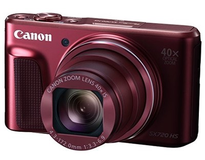 Canon 40×OPTICALZOOM SX720HS Canon Digital Camera PowerShot SX720 HS 20 MP Red 40x