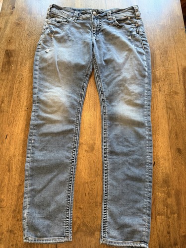 Silver Jeans Co Suki Joga Mid Skinny Jeans 33/31