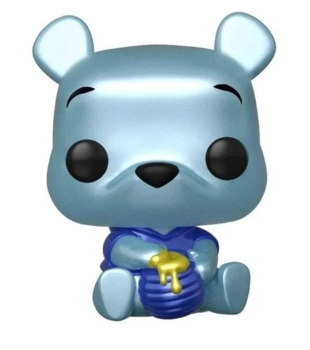 MINT DISNEY WINNIE THE POOH BLUE METALLIC MAKE A WISH  FUNKO POP RARE