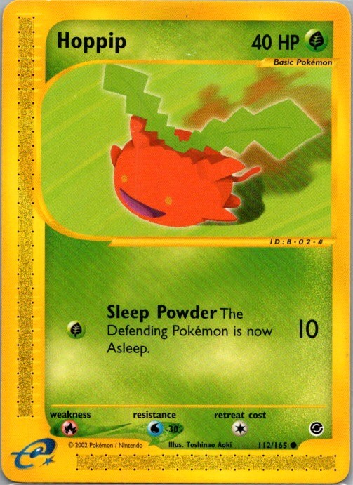Hoppip 112/165 Common Expedition Base Set Pokemon Lightly Played