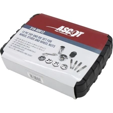 Ascot 12-Piece Tap and Die Set for Studs and Nuts – Thread Repair Tool Kit