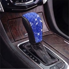 Bling Car Gear Shift Cover  Blue