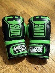 Ringside Apex Flash Sparring Gloves Ftg2 Bk/gn 10 Ringside Combat