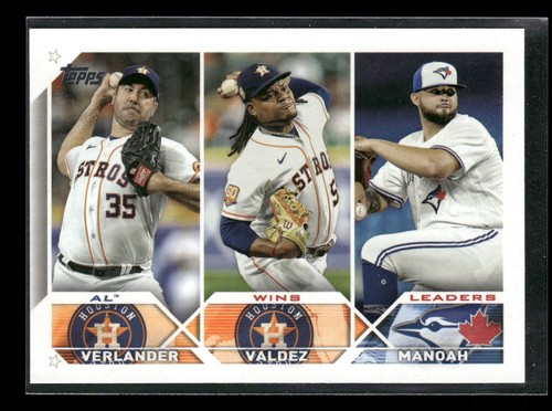 Framber Valdez, Justin Verlander, Alek Manoah #82 card