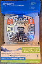 Oxygenics 6.0 -spray Chrome 4.5-in Square High Pressure Shower Head 1.8 Gpm