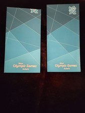 London Olympics 2012 2 X Ticket Wallet Holders Souvenir