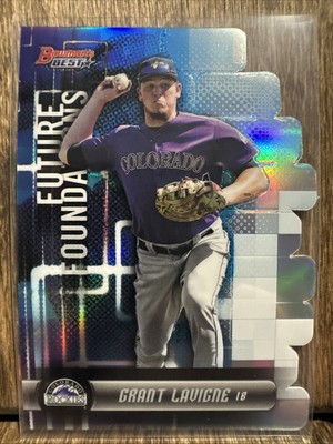2019 Bowman's Best Future Foundations Grant Lavigne #FF-GL Colorado Rockies
