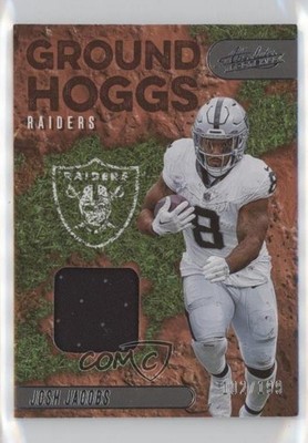 2023 Panini Absolute Ground Hoggs Materials 102/199 Josh Jacobs #GH-30 ht1