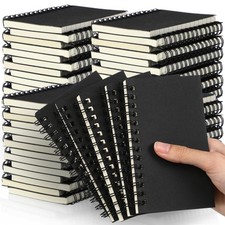 Jutom 100 Pcs Small Spiral Notebooks Memo Pads 3x5 Bulk Small Pocket Notebook...