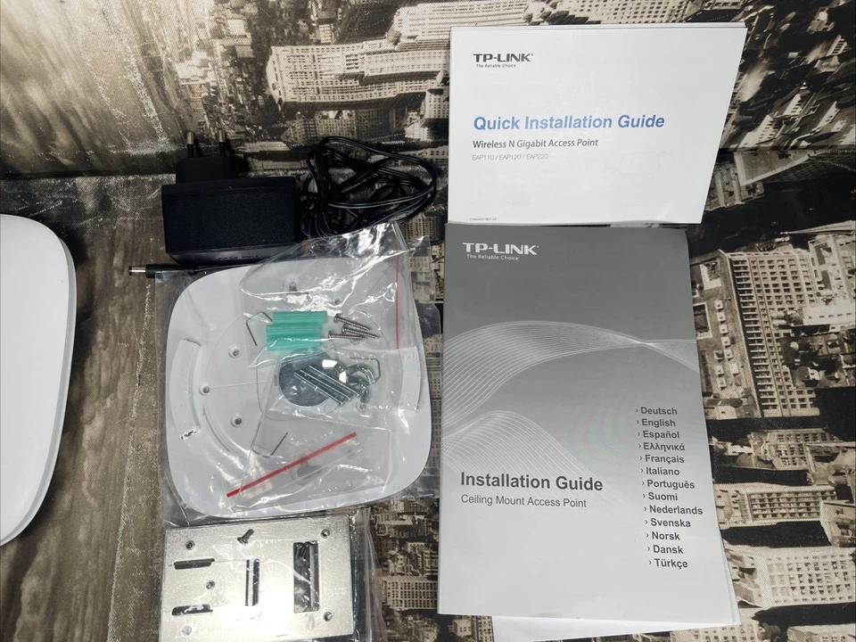 TP-Link EAP120 300Mpbs Wireless N Gigabit Access Point with Brackets - Image 3 of 4