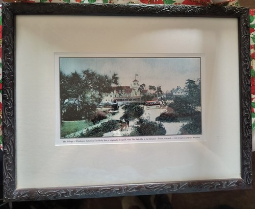 Pinehurst NC Tufts Archives Framed Print of 1910 Pinehurst Holly Inn Postcard