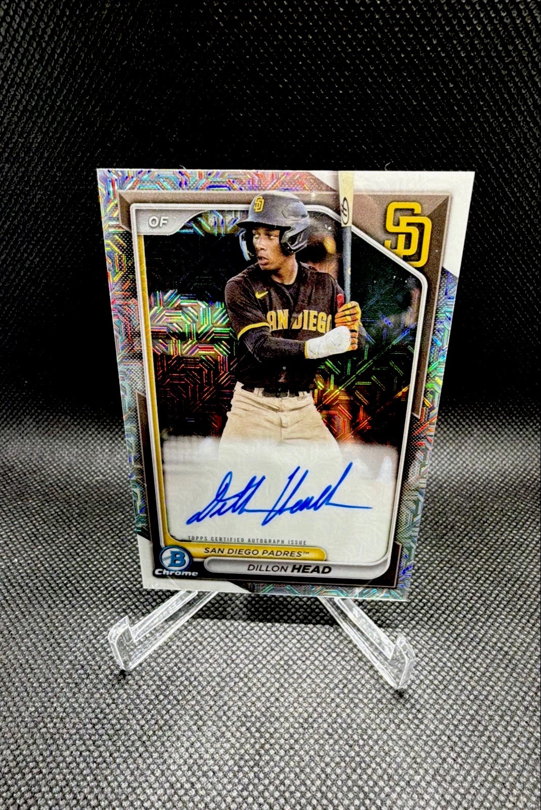 2024 Bowman - Chrome Prospect Mega Box Autographs Dillon Head #BMA-DH (AU, RC)