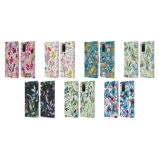 OFFICIAL NINOLA BOTANICAL PATTERNS LEATHER BOOK WALLET CASE FOR SAMSUNG PHONES 1