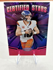 2025 Panini Certified - Certified Stars Bo Nix #CST-BNX Mirror Pink /199