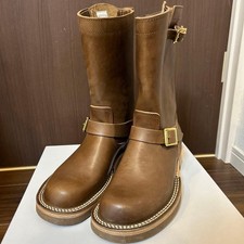 Size 7 Rolling Dove Trio Engineer Boots Brown Horse Butt