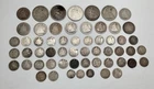 Lot Of 57 Seated Liberty 90% Coins - Halves, Quarters, Dimes, Half Dimes