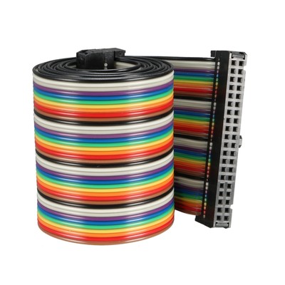Ribbon Cable IDC Rainbow with F/F C Type, [for Displayed Projects] - 46'' 40 Pins