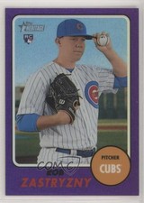 2017 Heritage High Number Hot Box Chrome Purple Refractor Rob Zastryzny lu0