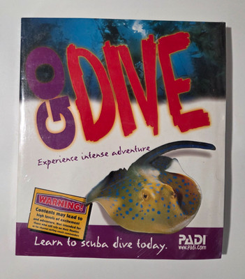 PADI GO Dive Open Water Dive Manual | Sealed Brand New with all inserts