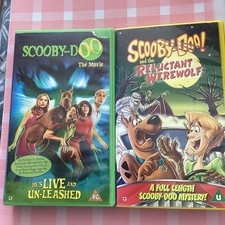Scooby Doo And The Reluctant Werewolf (VHS, 2002) & Scooby Do The Movie VHS