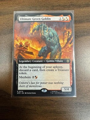 Ultimate Green Goblin Marvel's Spider-Man Extended Art Rare
