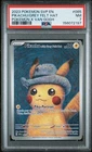 2023 POKEMON SVP EN-SV BLACK STAR PROMO #085 PIKACHU WITH GREY FELT HAT PSA 7