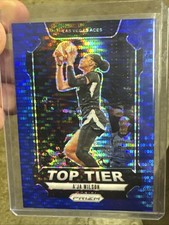 2024 Panini Prizm WNBA Top Tier Blue Pulsar Prizm /199 A'ja Wilson #1 Las Vegas