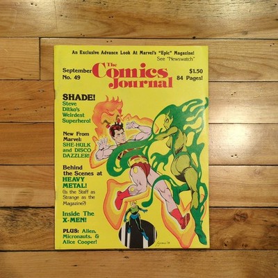 Comics Journal 49 SHE-HULK/DAZZLER PREVIEWS Heavy Metal Ditko 1979 - Very Nice! 