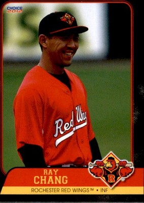 2012 Rochester Red Wings Choice #5 Ray Chang Kansas City Missouri Baseball Card