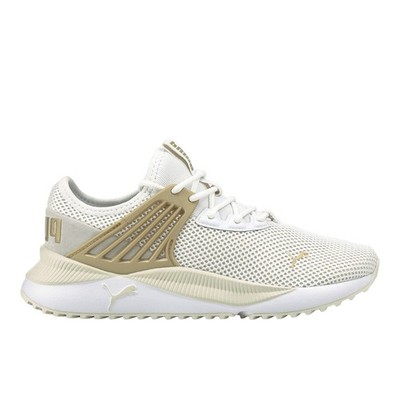PUMA Pacer Future Lace Up  Womens White Sneakers Casual Shoes 382344-01