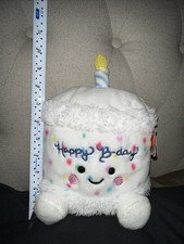 Aurora - Palm Pals Party Sized - Party-Sized - 8" Happy B'Day Cake Plush NEW