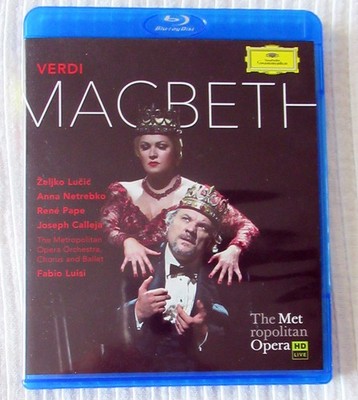 Giuseppe Verdi - Macbeth (Blu-ray, 2014) VG condition