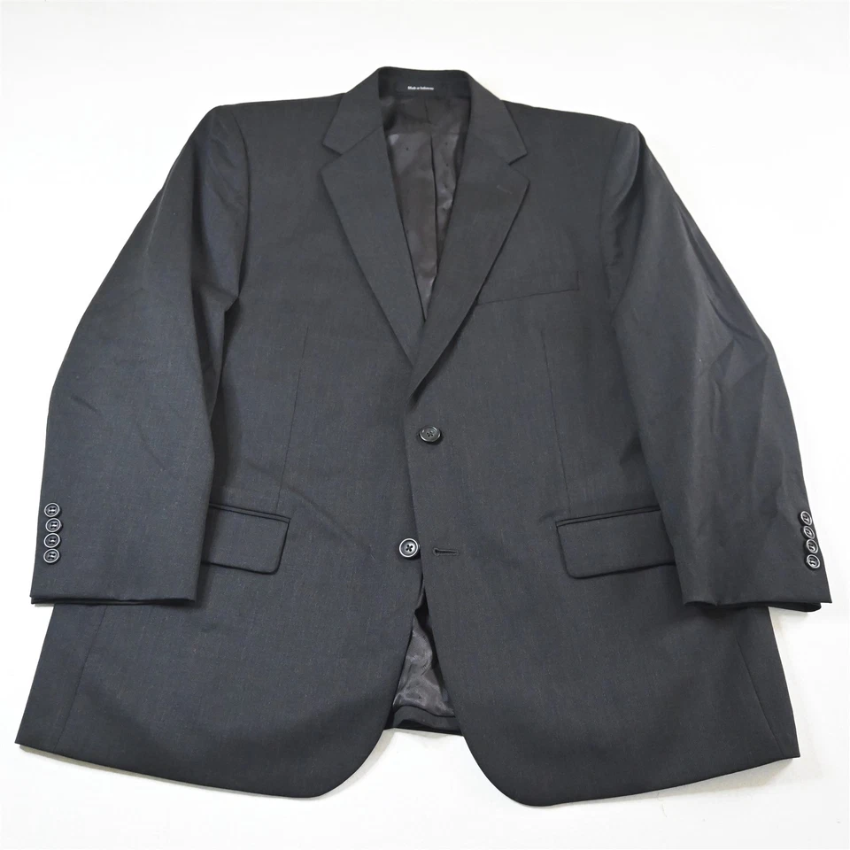 Joseph Feiss 44S 40x29 Gris 100% Lana Hombre Chaqueta Pantalones Traje Foto 2 de 4