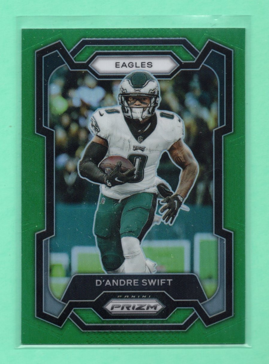 2023 Panini Prizm D'Andre Swift #237 Green Prizm