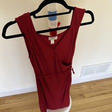 Loft Red Dress Size 2