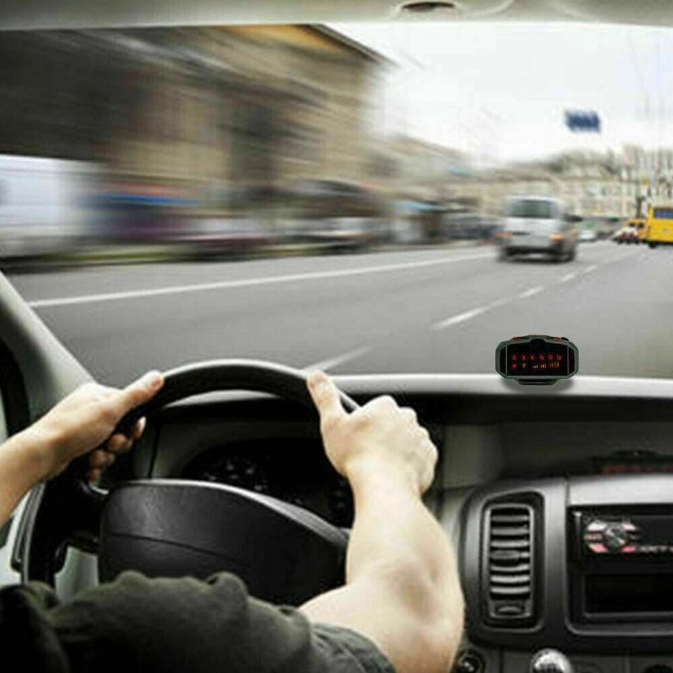 Car V7 16 Band Laser Radar Detector GPS Camera 360 Anti-Police Voice Alert Speed - Image 3 of 4