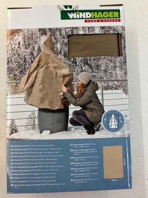 Windhager Vliesmantel Thermovlies Pflanzenschutz Winter Kälte 150x500 cm beige