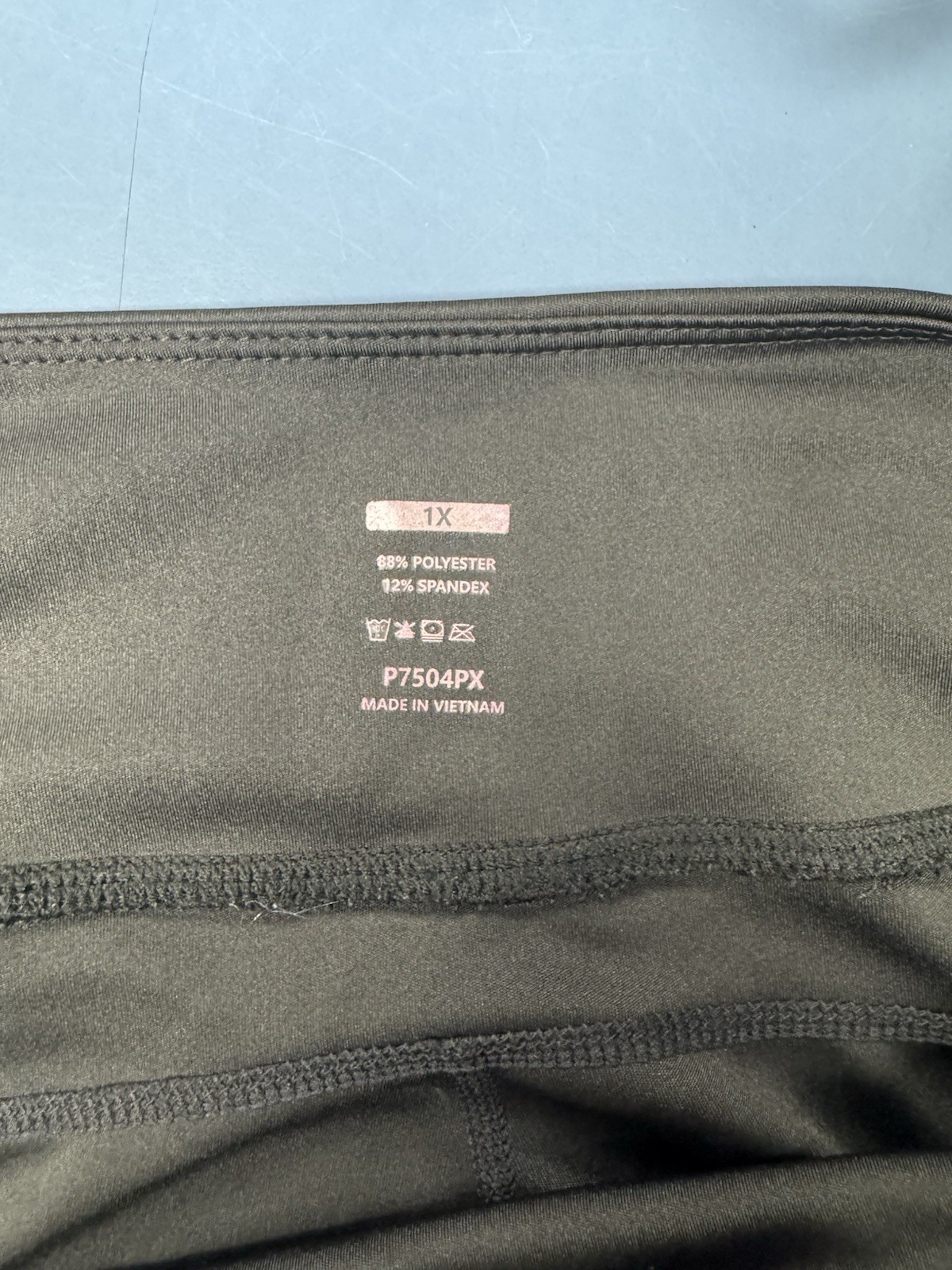 Ultra Soft Solid Brushed Basic Full Black Legging… - image 2