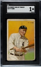 1912 Honest Long Cut Tobacco Series of Champions (T227) Ty Cobb SGC 1