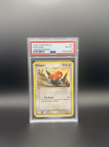 Porygon graded PSA 8 for sale on eBay