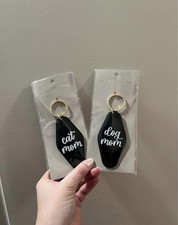 Dog  Cat Mom Keychain